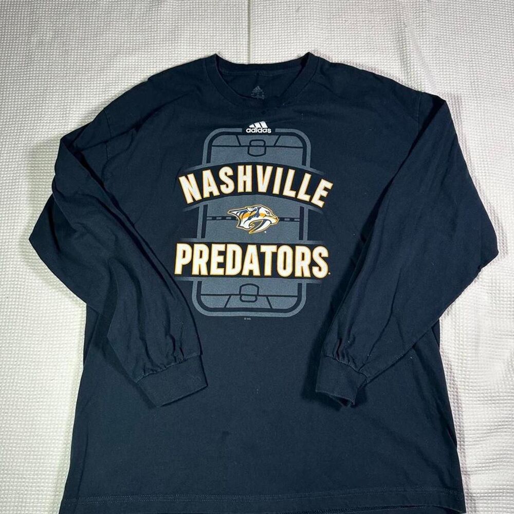 Size XL Nashville Predators Adidas long sleeve shirt